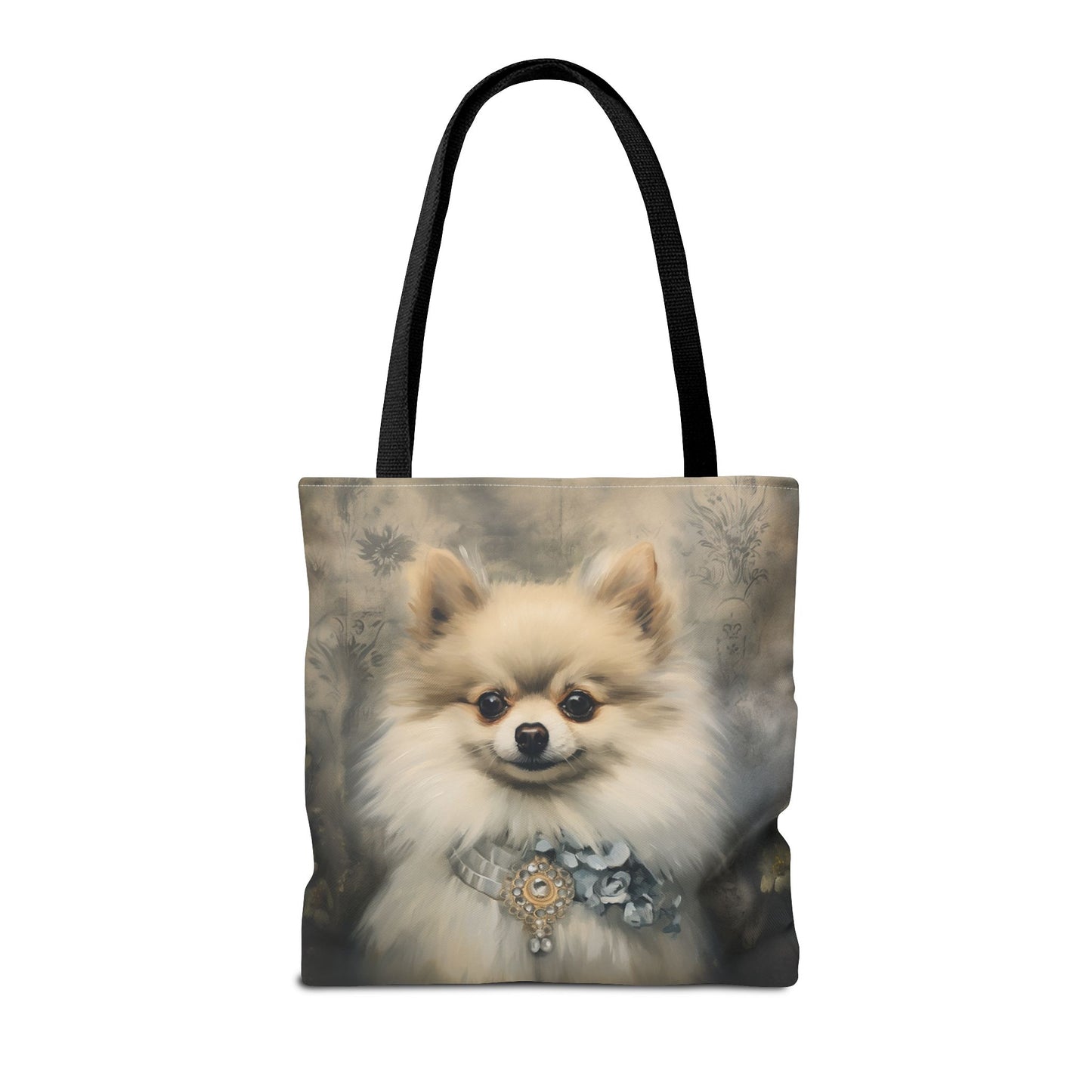 Pomeranian Elegance Tote Bag – Artful Canvas Bag for Dog Lovers