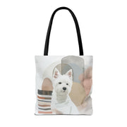 Westie Wishes Canvas Tote Bag – Stylish Dog Lover Gift & Eco-Friendly Design