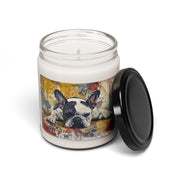 French Bulldog Relaxation Candle – Vintage Art Soy Wax Gift