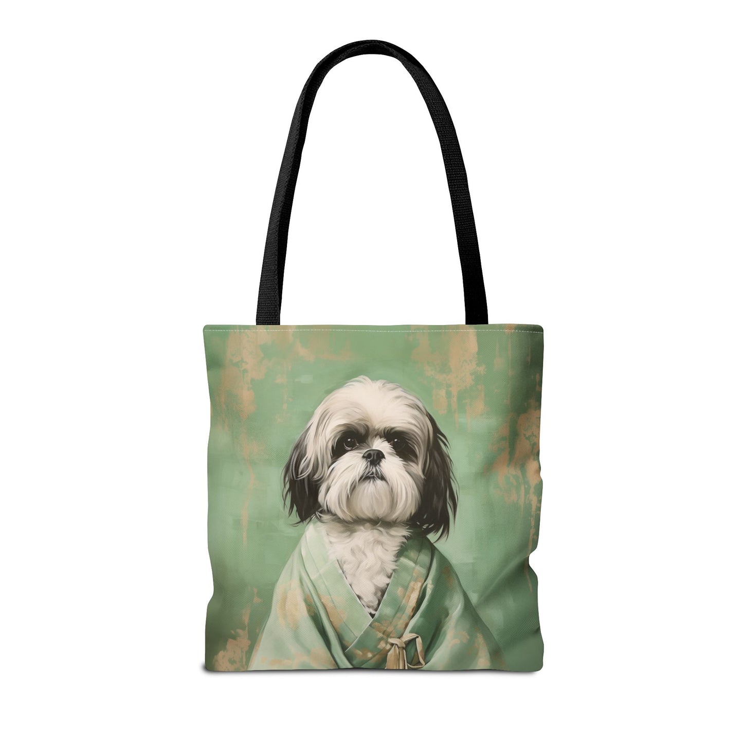 Elegant Shih Tzu Kimono Canvas Tote Bag – Stylish and Eco-Friendly Gift