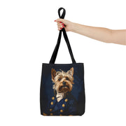 Yorkie Admiral Tote Bag, Eco-Friendly Canvas for Dog Lovers