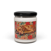 Vizsla Rose Garden Candle – Pet Lover Gift for Dog Moms