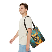 Chihuahua Glam Tote Bag – Retro Style Eco Canvas for Dog Lovers