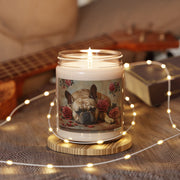 Frenchie Rose Elegance Candle - Memorial & Dog Lover Gift