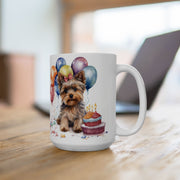 Yorkie Birthday Celebration Mug – Perfect Gift for Yorkie Lovers