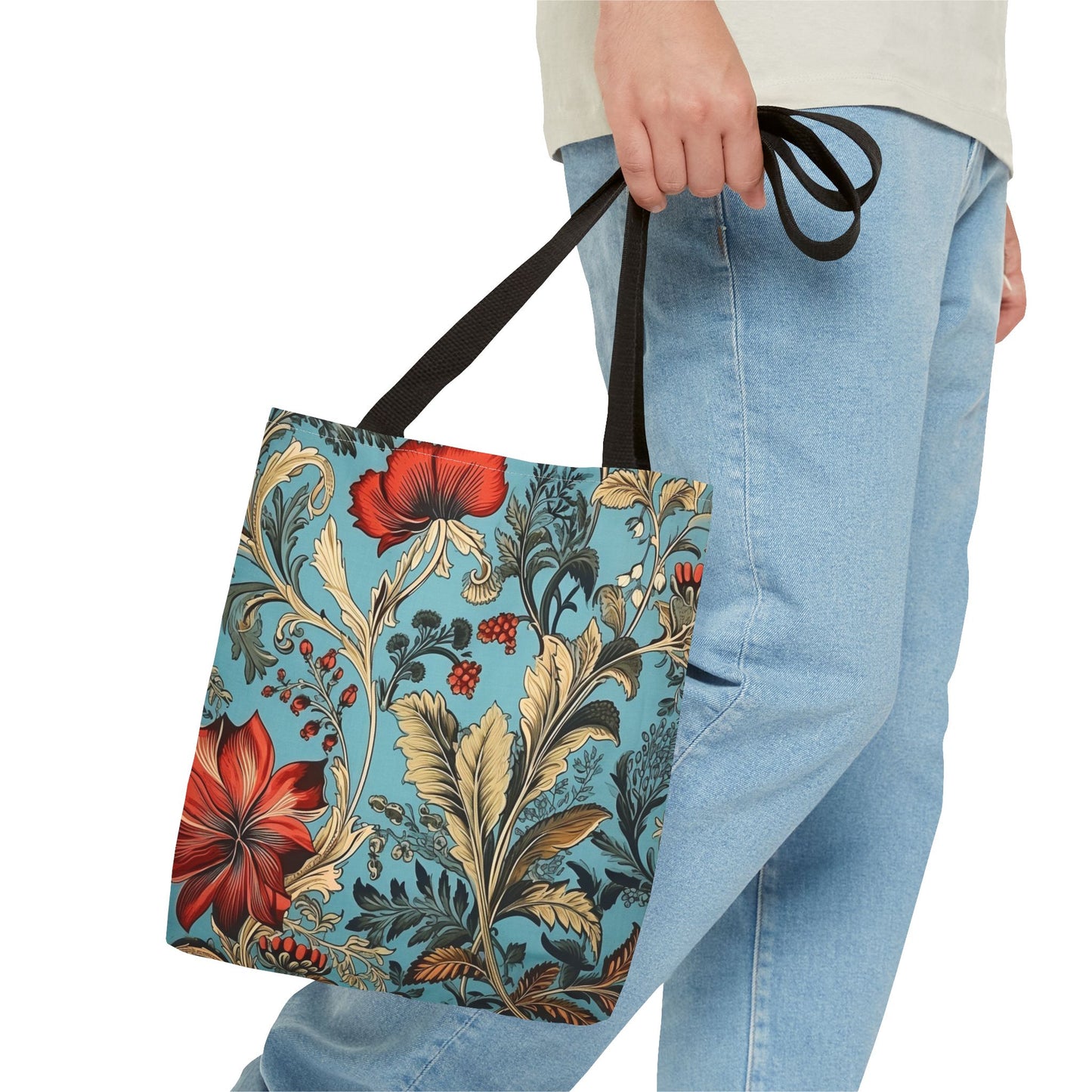 Floral Elegance Tote Bag – Eco-Friendly Shopping and Gift Idea