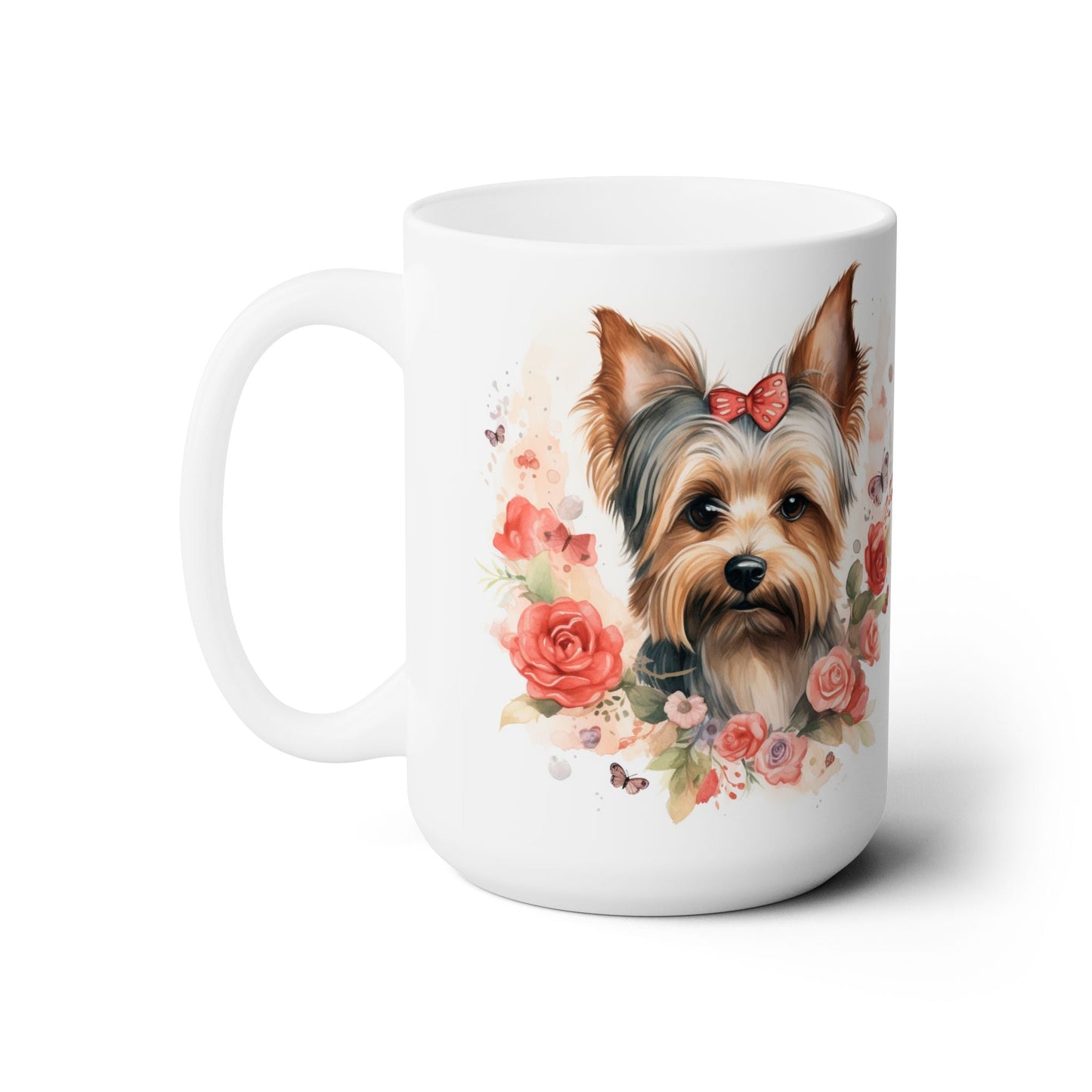 Yorkie Blossom Mug - Perfect Gift for Yorkie Lovers