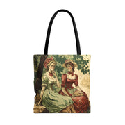 Victorian Elegance Tote Bag, Artistic Vintage Shopping Accessory