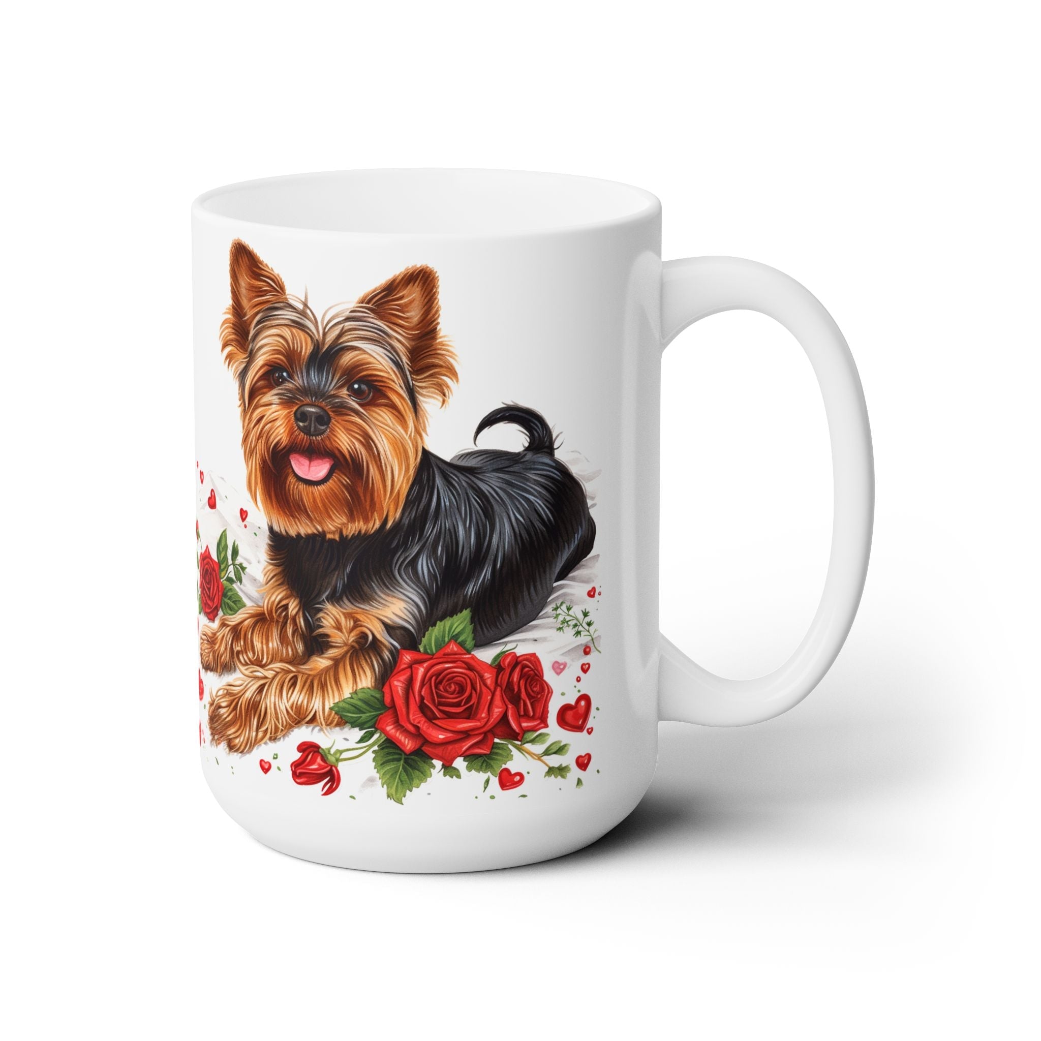 Yorkie Lover Valentine's Coffee Mug - Cute Yorkshire Terrier Gift