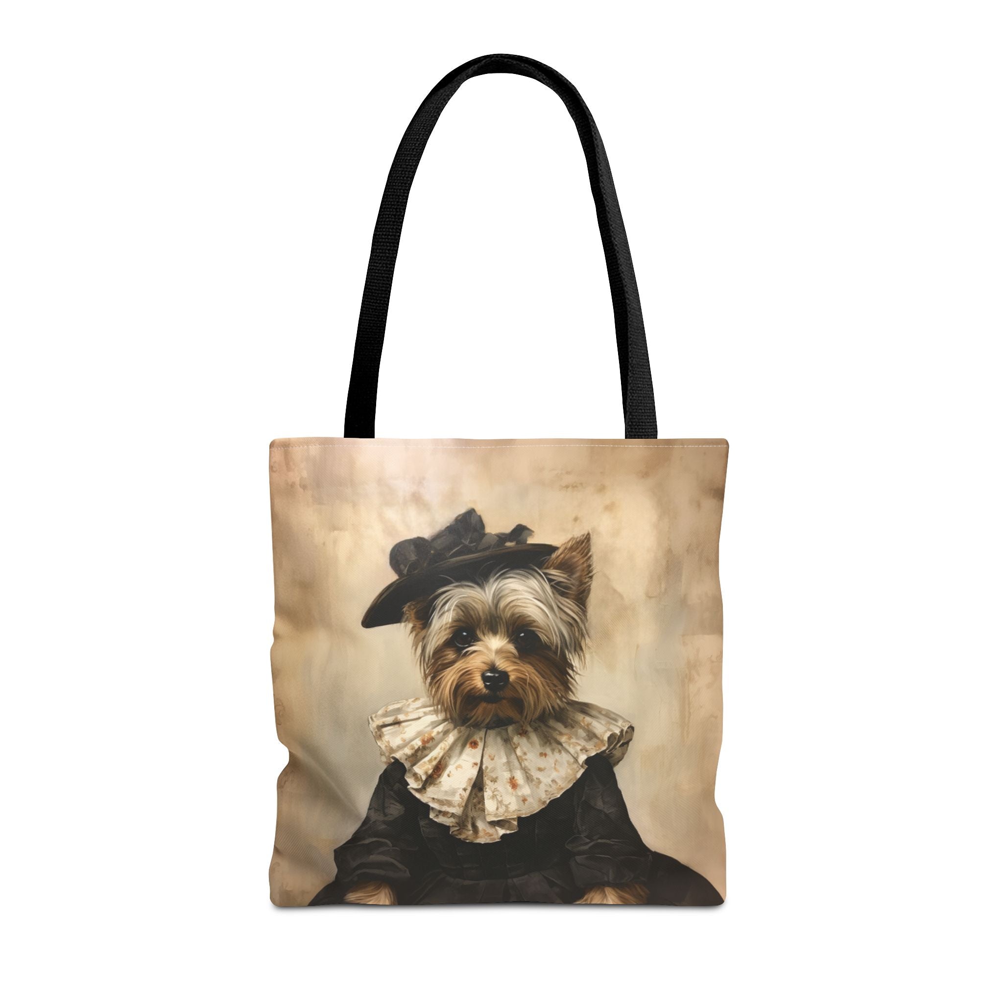 Yorkshire Terrier Charm Tote Bag - Vintage Art Canvas for Dog Lovers