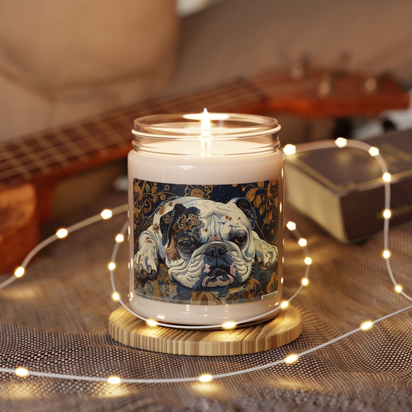 Bulldog Bliss Candle – Relaxation Gift for Pet Lovers