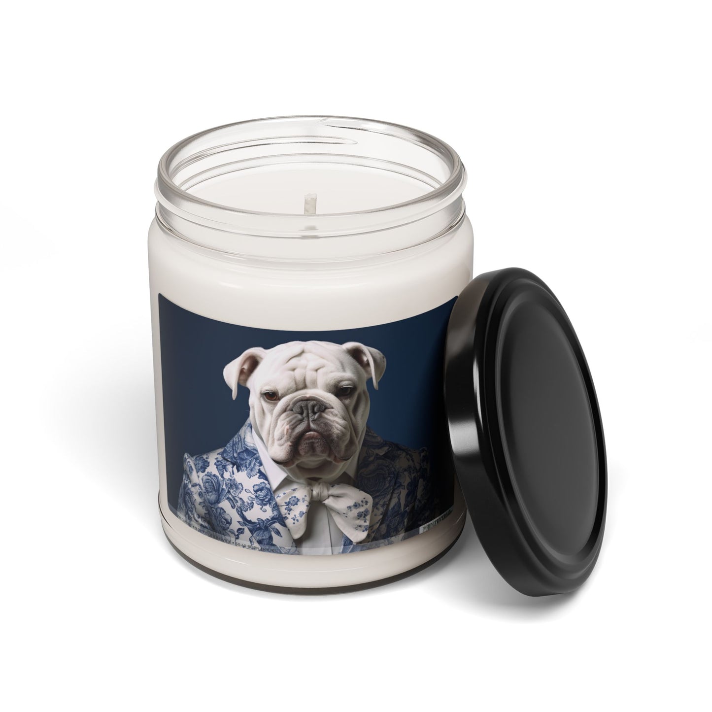 Refined English Bulldog Candle – Vintage Pet Lover Gift