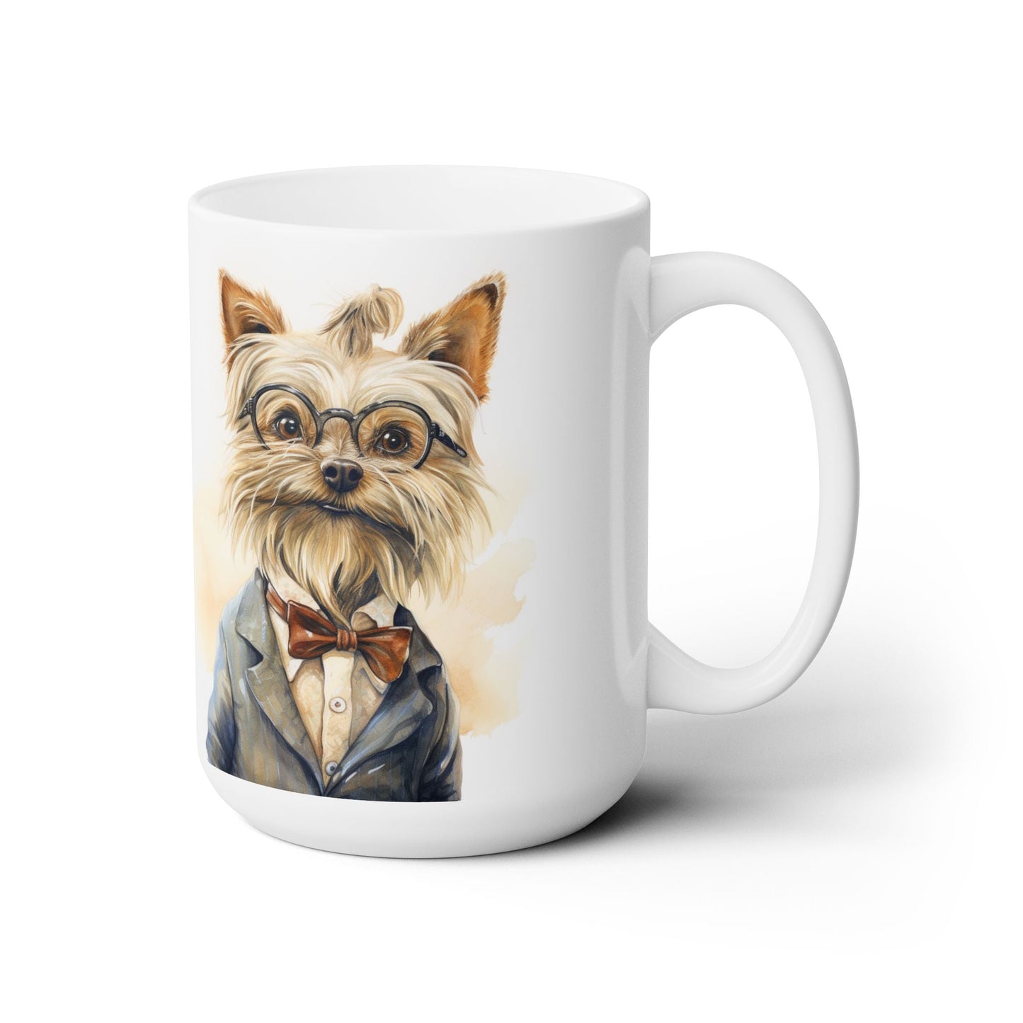 Sophisticated Yorkie Gentleman Mug – Perfect Gift for Dog Lovers