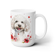 Poodle Valentine's Day Mug – Adorable Dog Lover Gift for Moms