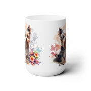 Yorkie Dreams Mug - Yorkshire Terrier Art Coffee Cup Gift