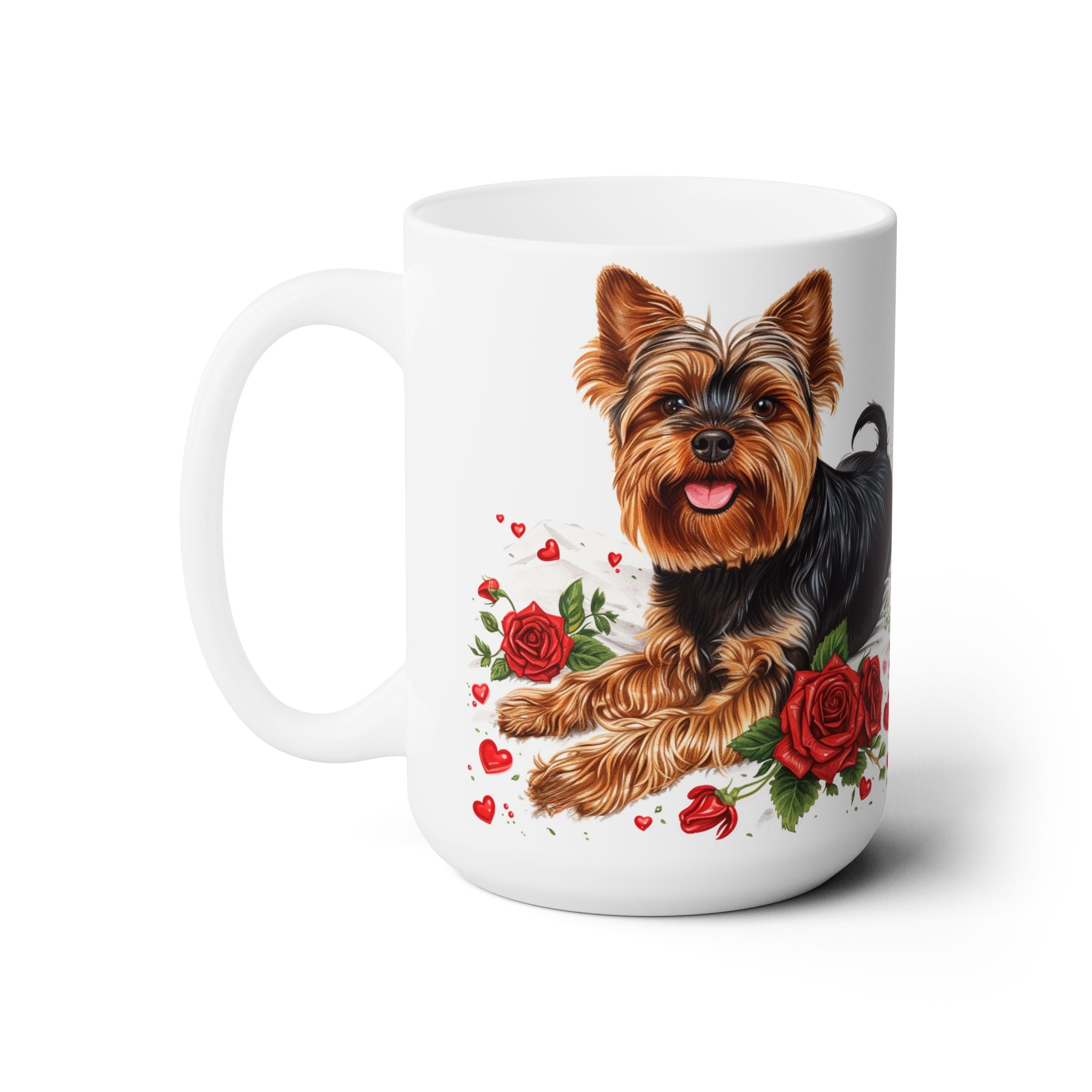 Yorkie Lover Valentine's Coffee Mug - Cute Yorkshire Terrier Gift