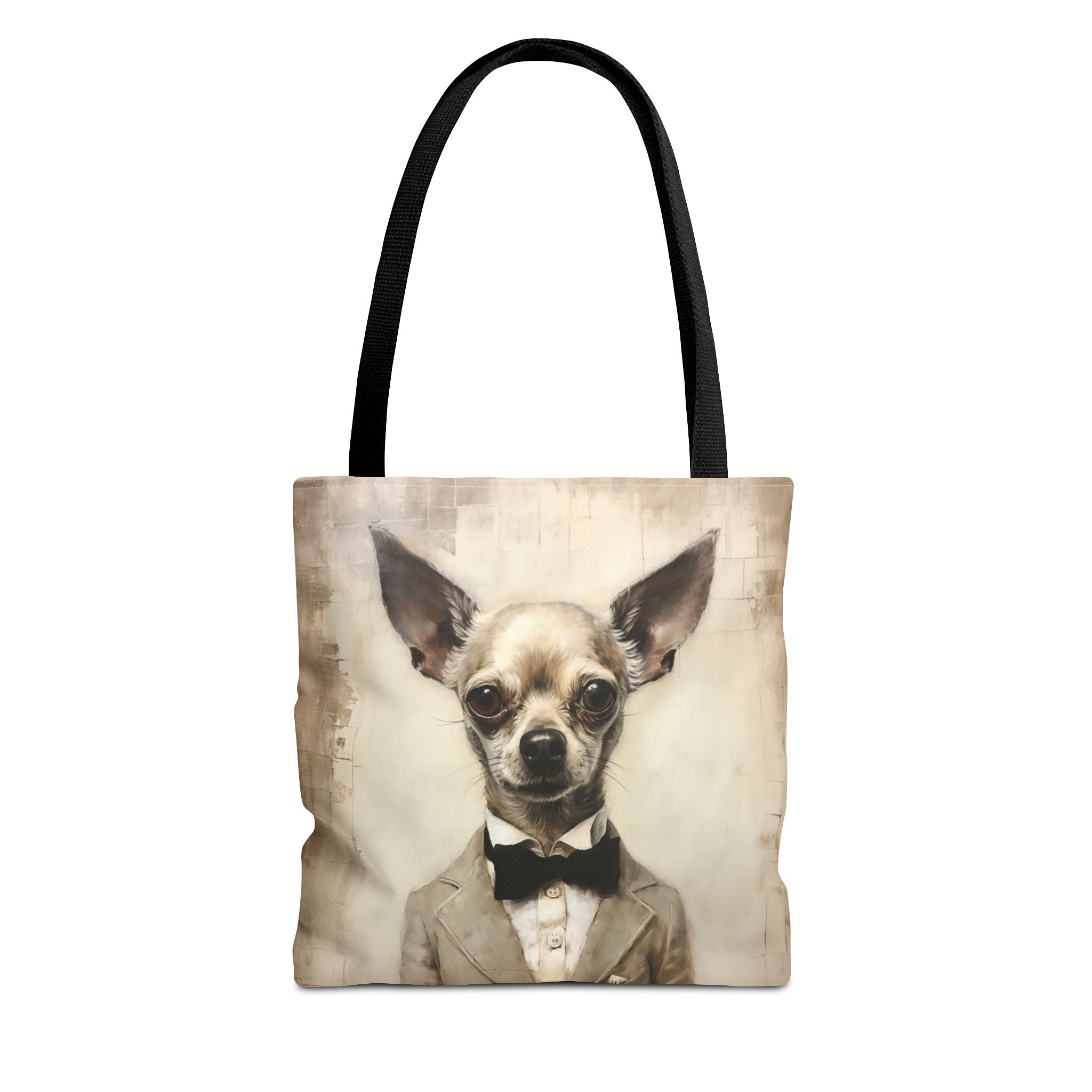 Chihuahua Sophistication Tote Bag – Dapper & Eco-Friendly Canvas