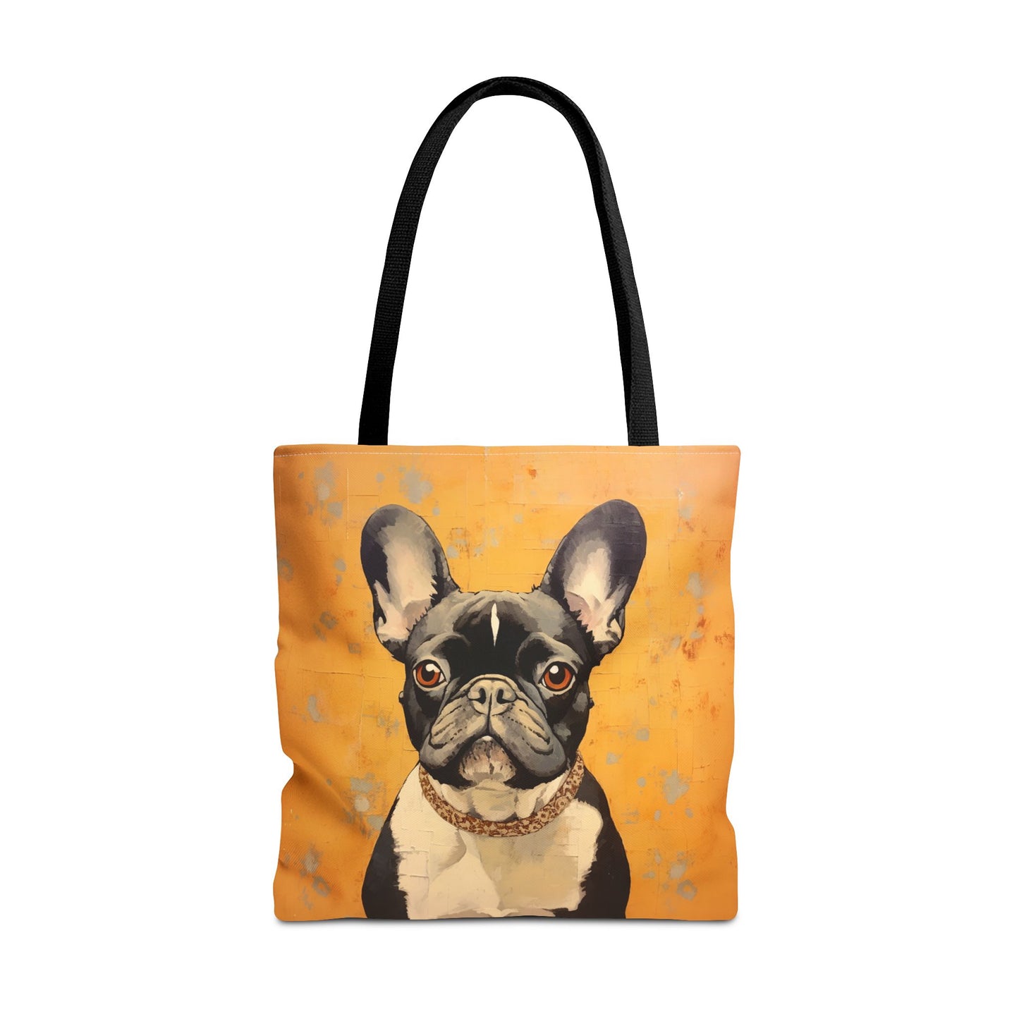 Frenchie Chic Canvas Tote – Stylish Eco-Friendly Bag for Dog Lovers