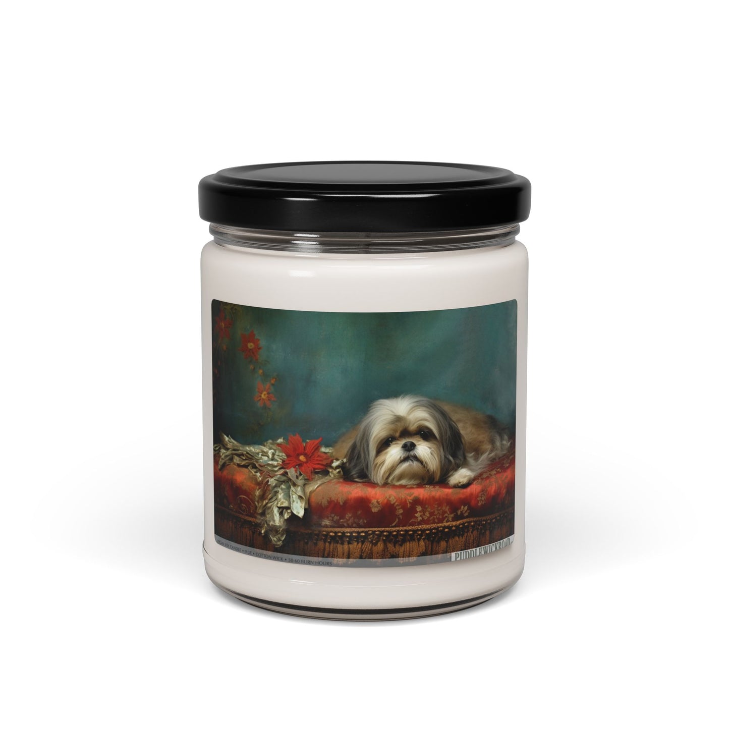 Shih Tzu Dog Candle - Vintage Memorial Gift for Pet Lovers