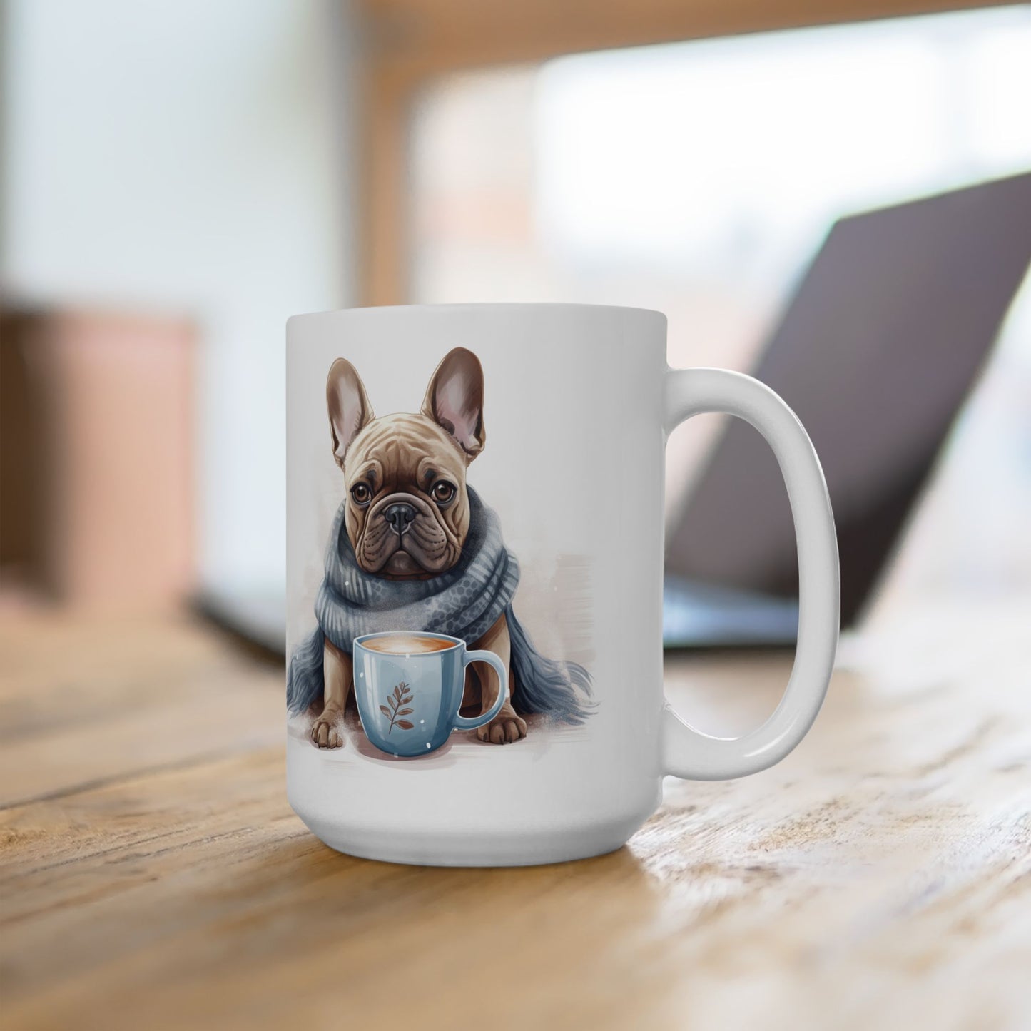 Frenchie Cozy Moments Mug – French Bulldog Coffee Cup Gift