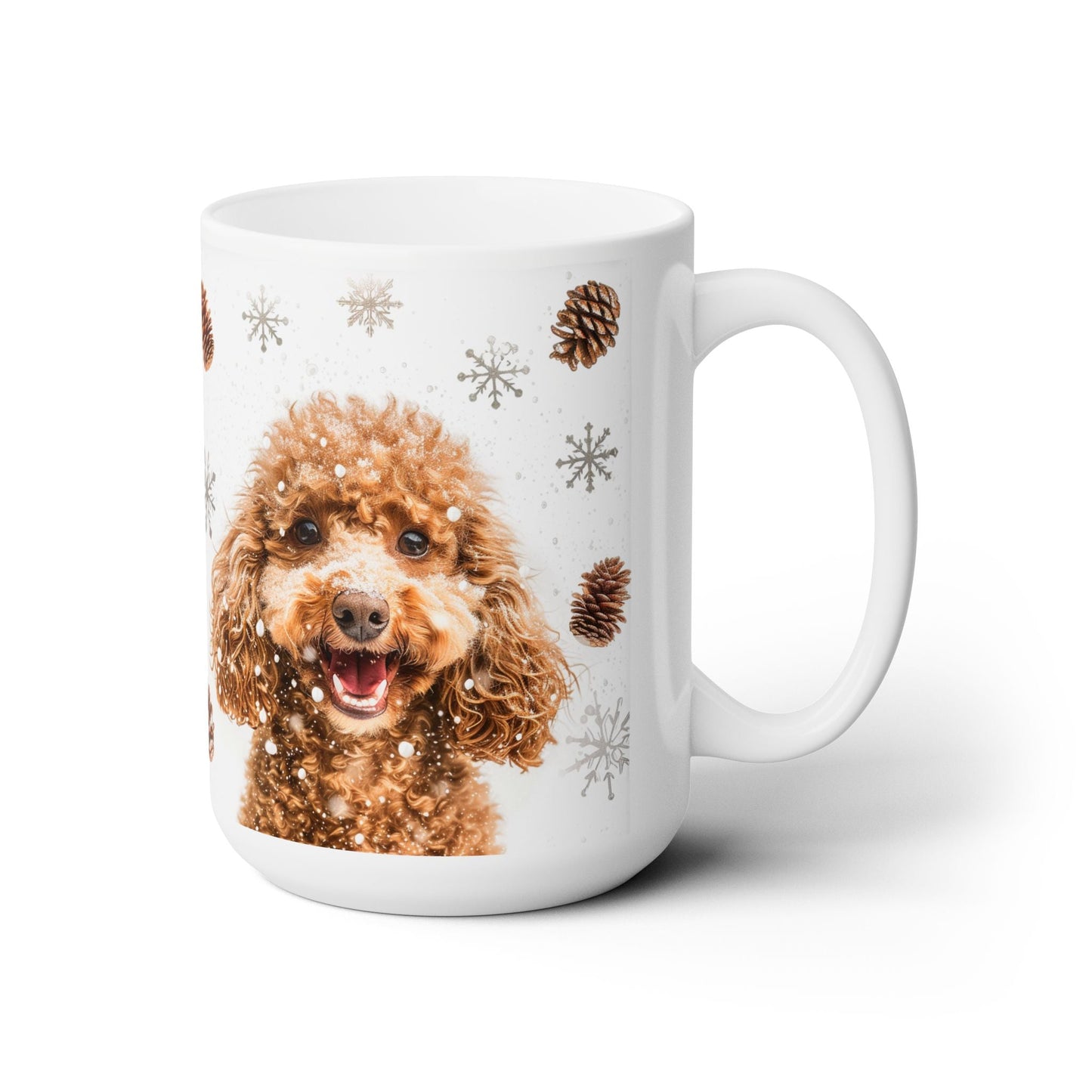 Poodle Winter Wonderland Coffee Mug – Gift for Dog Lovers