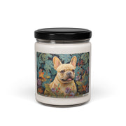 Frenchie Bliss Soy Candle – Floral Art Edition