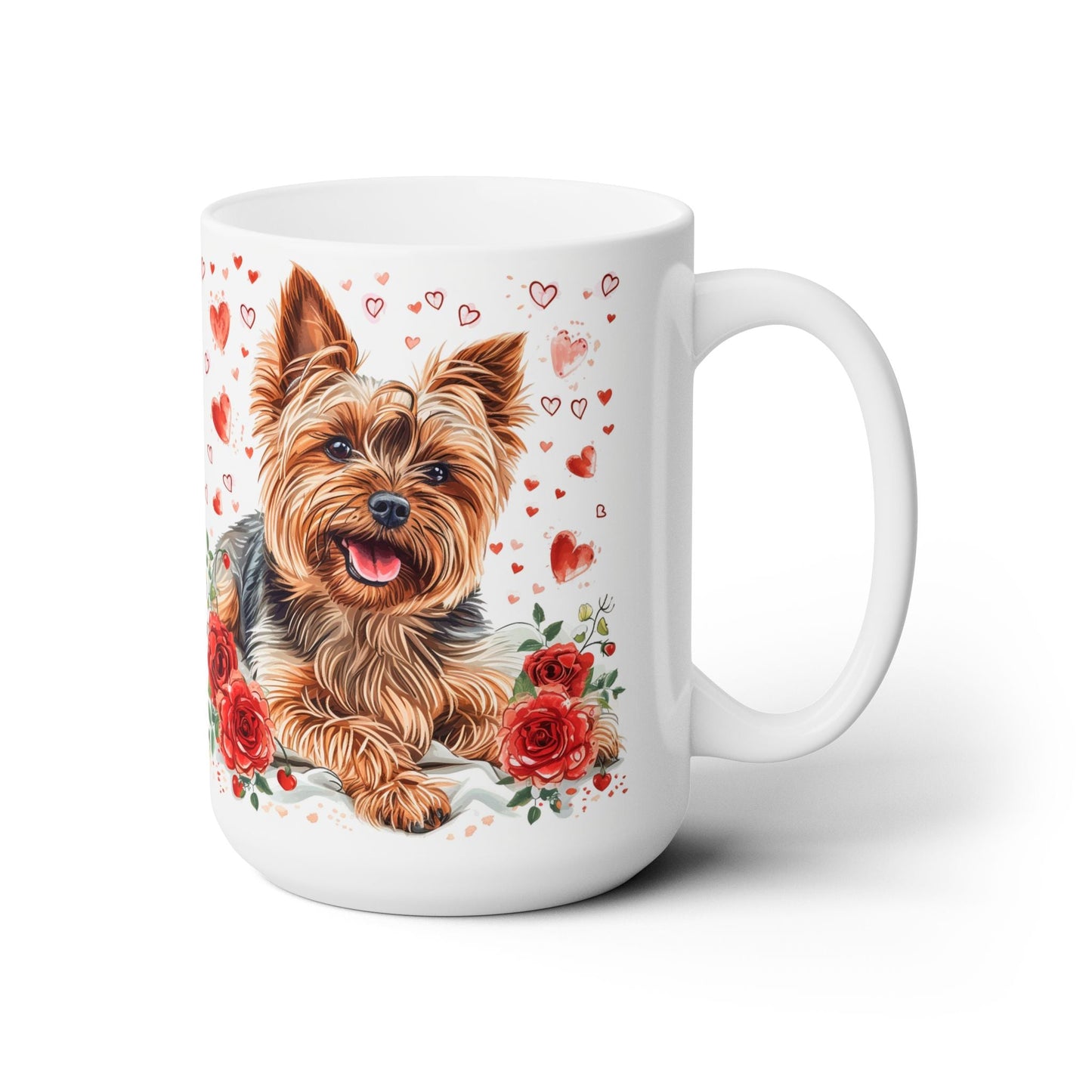 Yorkie Love Mug – Yorkshire Terrier Valentine’s Gift for Dog Lovers