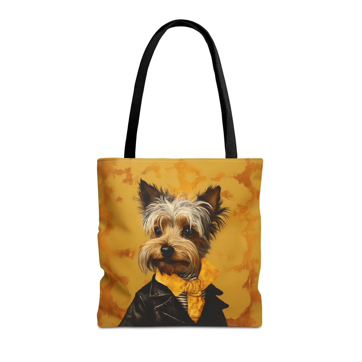 Yorkie Gentleman Tote Bag – Stylish, Artistic, Eco-Friendly Design