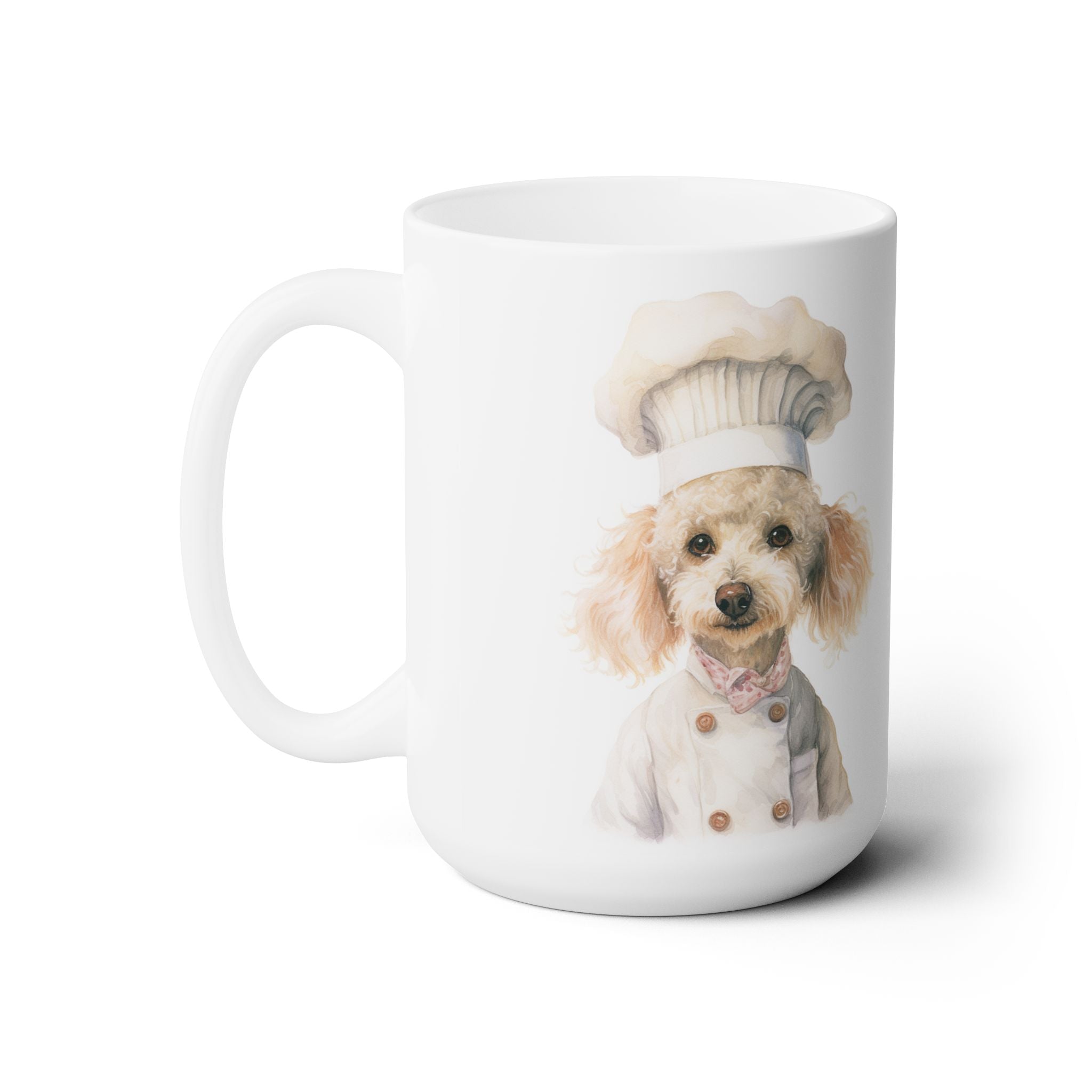 Poodle Chef’s Delight Mug – Artistic Coffee Cup for Dog Lovers