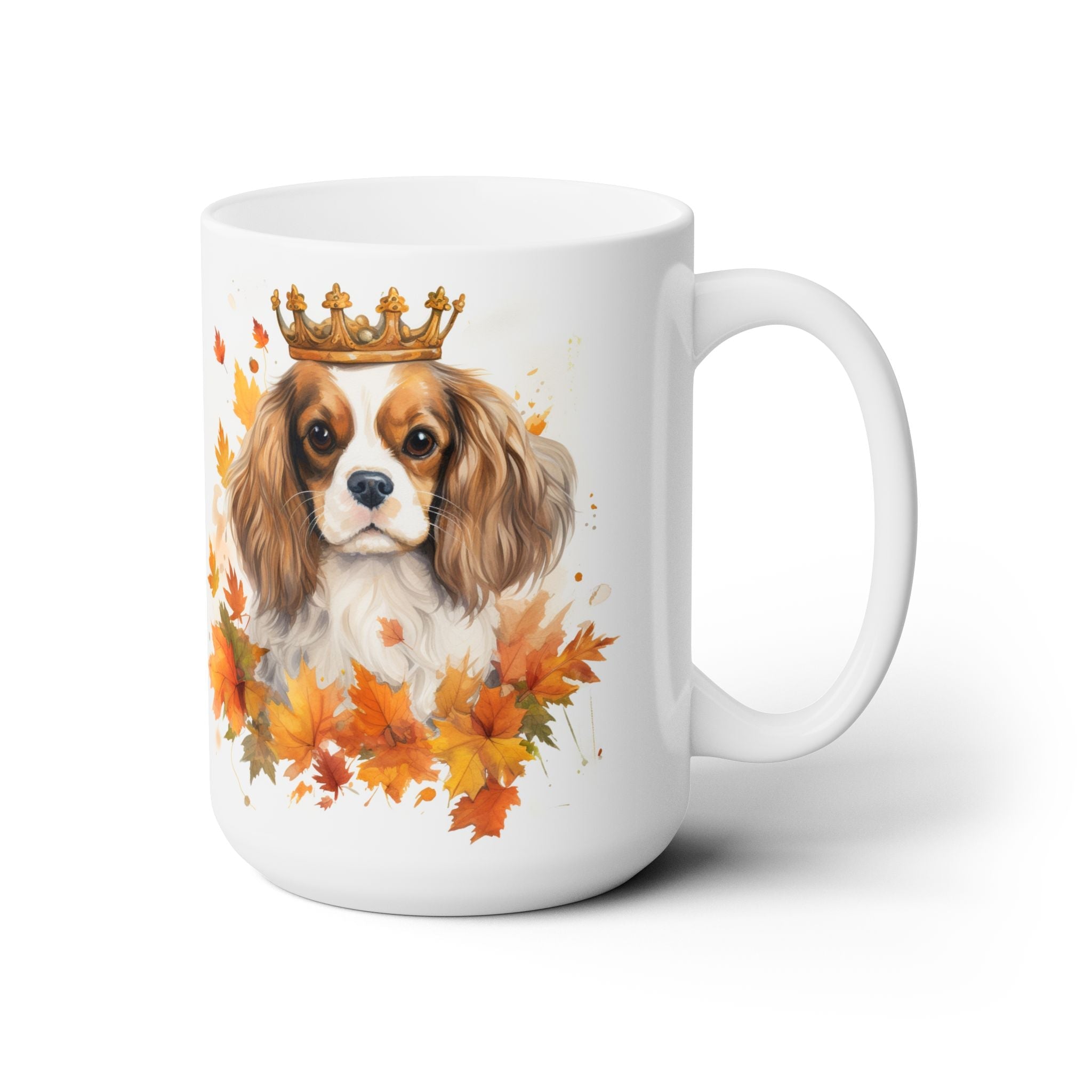 Cavalier King Charles Spaniel Autumn Mug | Fall Dog Lover Gift