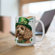 Poodle St. Patrick’s Day Mug – Lucky Irish Coffee Cup for Dog Lovers