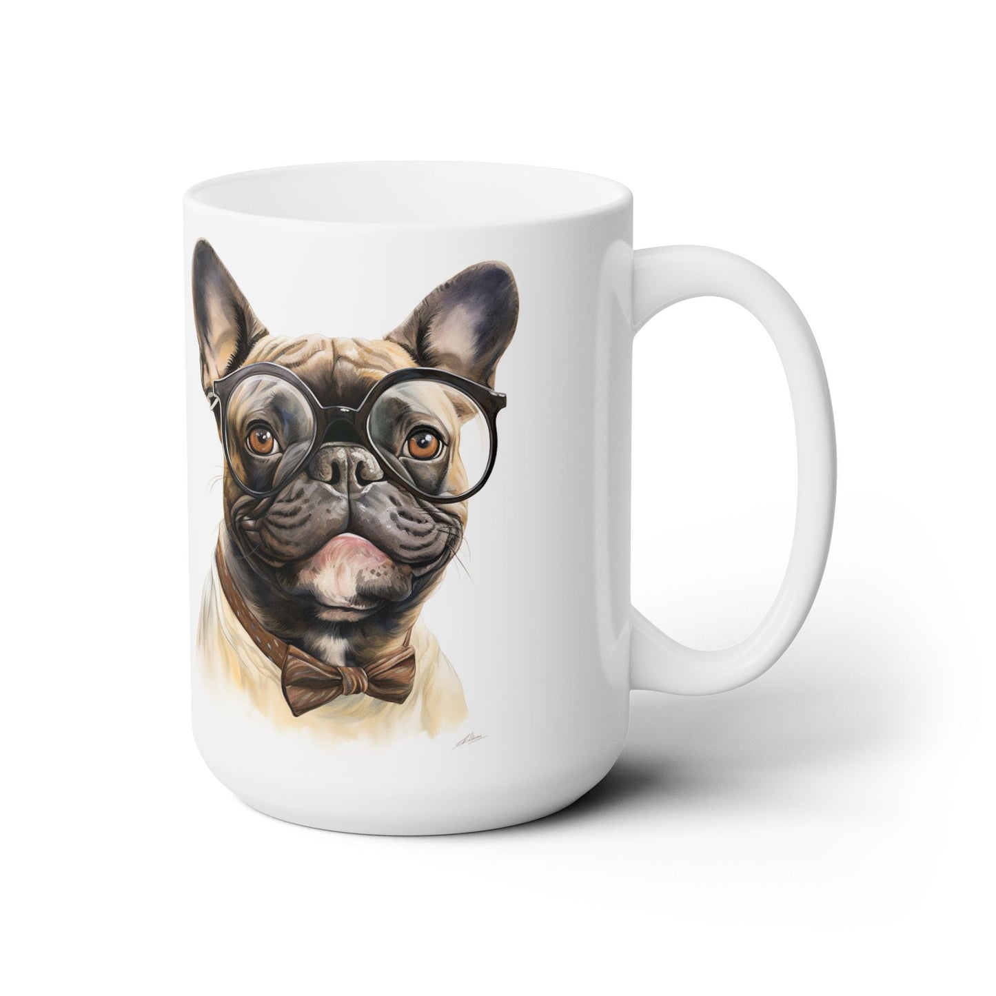 Frenchie Scholar Coffee Mug - Gift for Dog Lovers