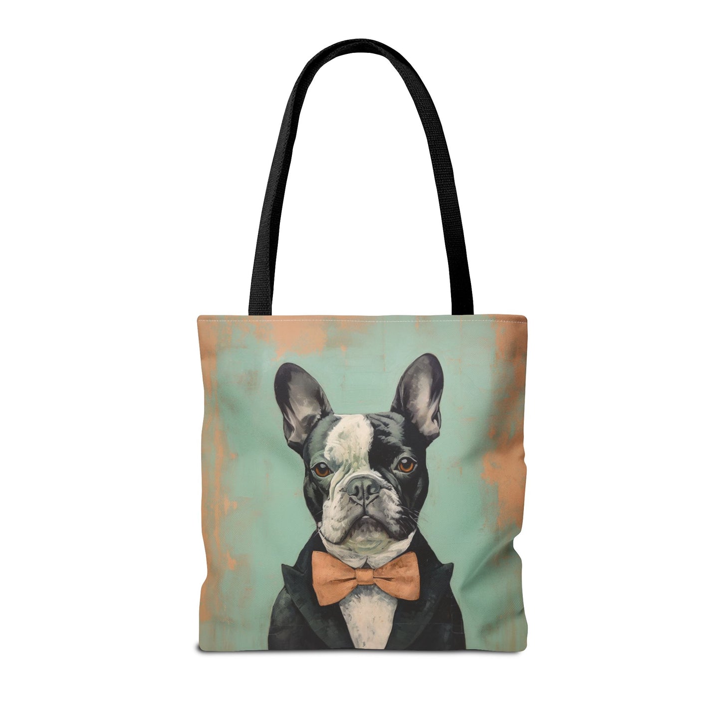 French Bulldog Canvas Tote Bag – Chic Art Design for Dog Lovers