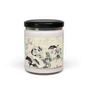 English Bulldog Vintage Art Candle for Dog Lovers and Pet Memorials