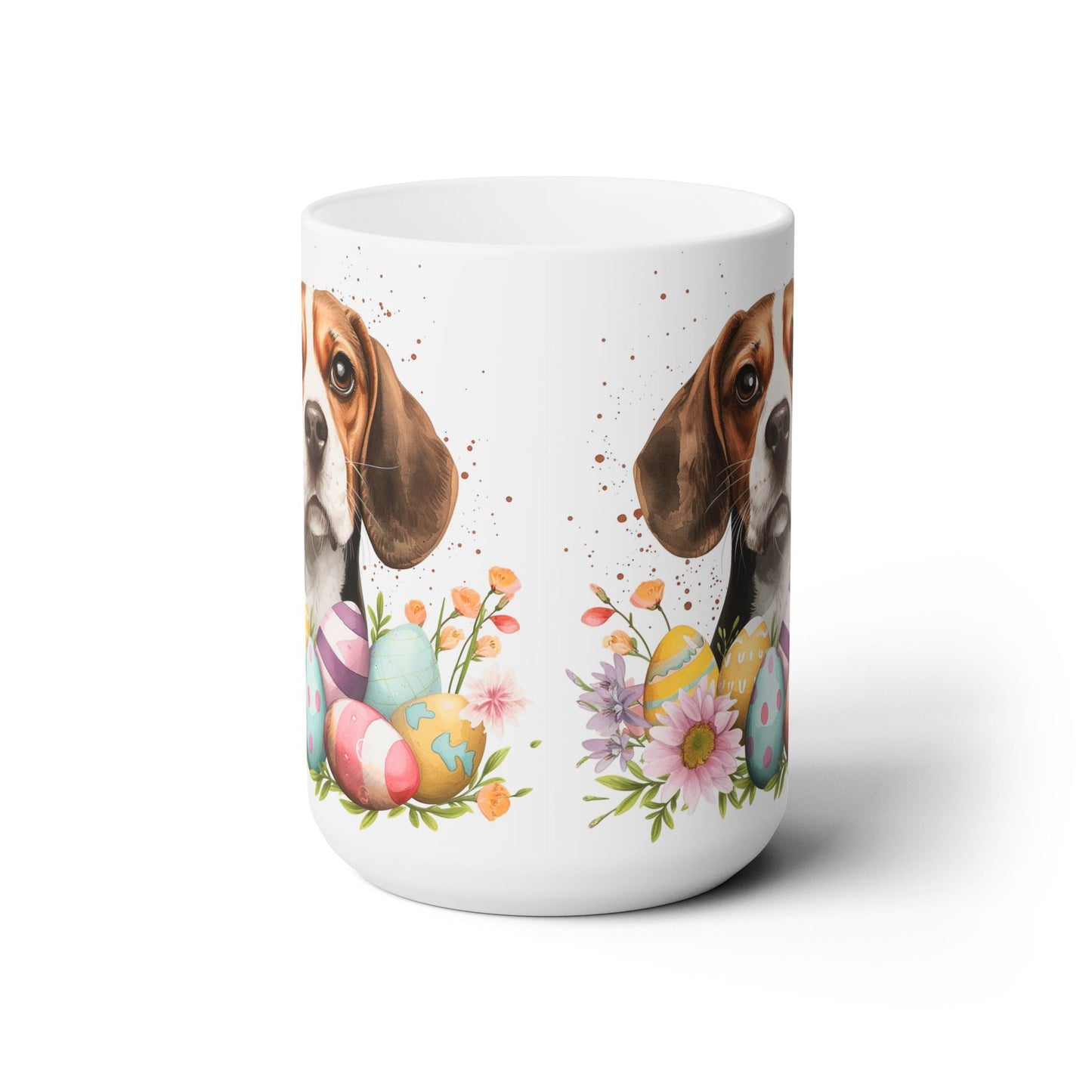 Beagle Easter Coffee Mug – Adorable Dog Lover Gift for Spring Holidays