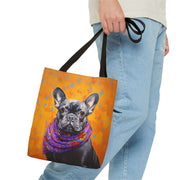 Frenchie Flair Tote Bag – Vibrant Design for Dog Lovers