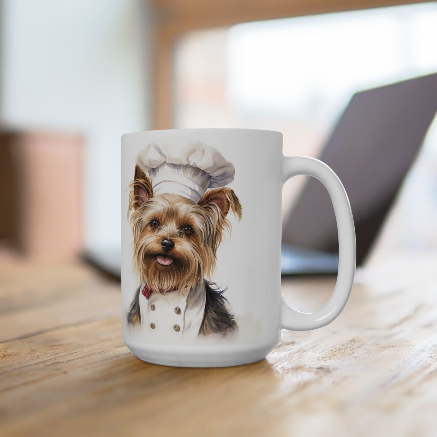 Yorkie Chef Coffee Mug – Perfect for Dog Lovers and Pet Parents