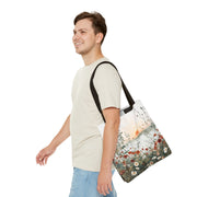 Sunset Floral Eco-Friendly Tote Bag for Nature Lovers and Market Trips