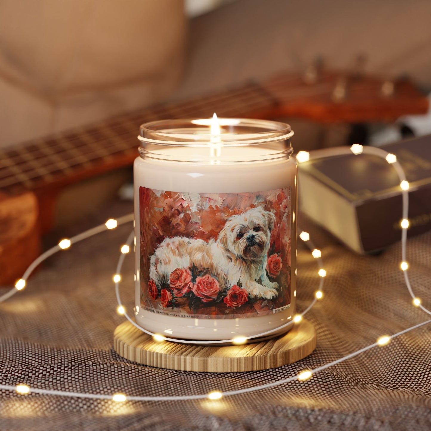 Havanese Vintage Dog Candle – Soy Wax Gift for Pet Lovers