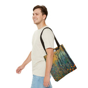 Autumn Forest Canvas Tote Bag, Artistic Eco-Friendly Shopping Bag