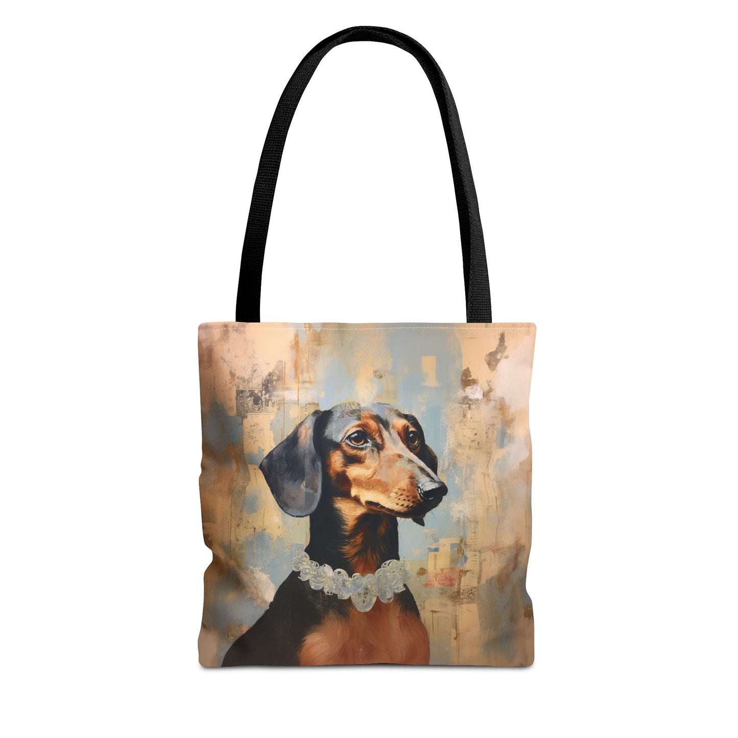 Elegant Dachshund Tote Bag - Artistic Design for Dog Lovers