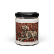 Weimaraner Rose Garden Candle – Pet Lover Gift & Memorial