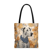 Great Dane Autumn Elegance Tote Bag, Stylish Fall-Inspired Canvas Bag