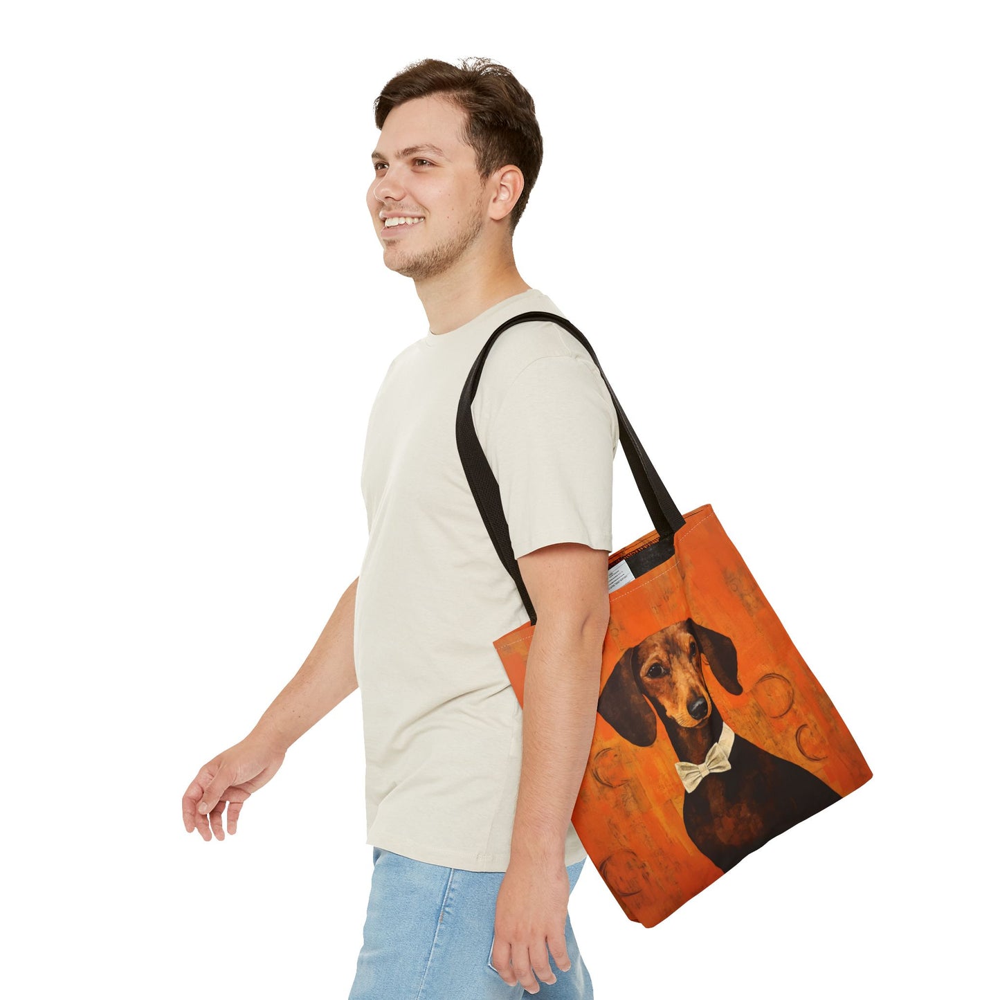 Sophisticated Dachshund Tote Bag – Stylish Canvas & Eco-Friendly