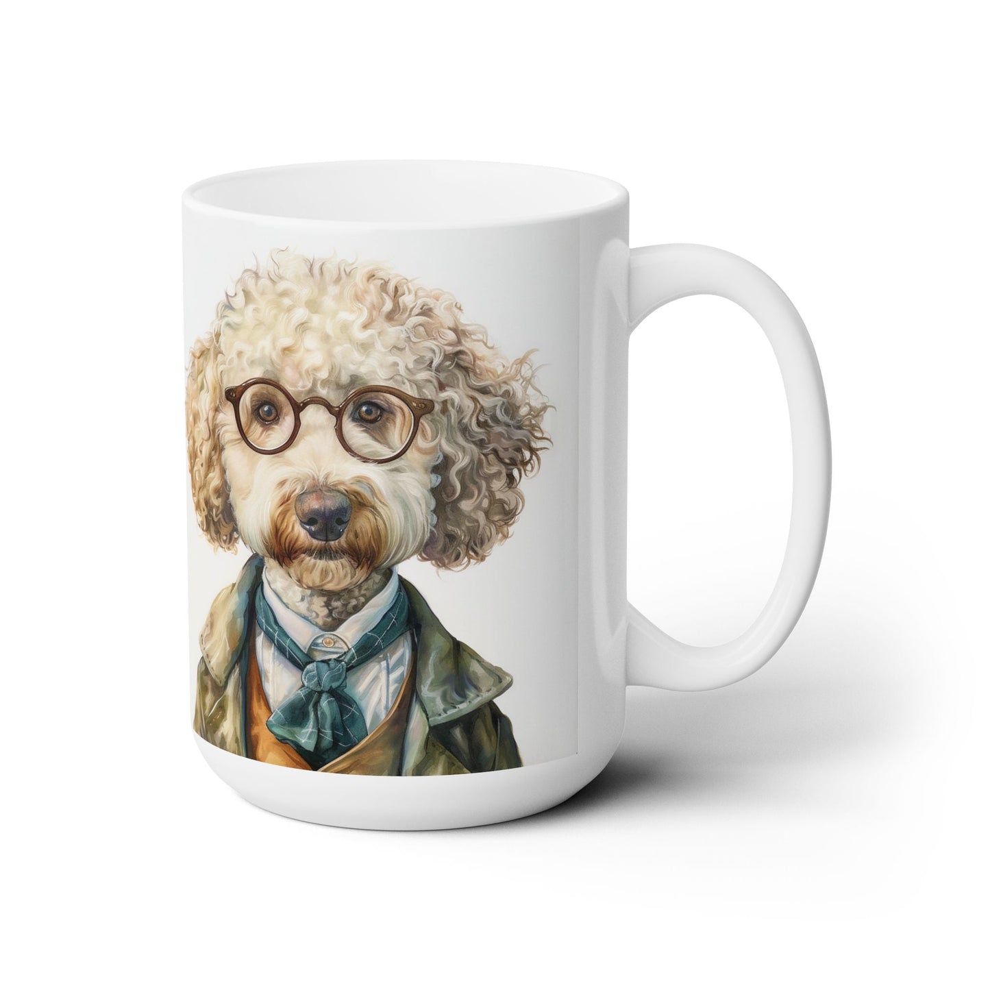 Charming Poodle Professor Mug – Unique Dog Lover Gift