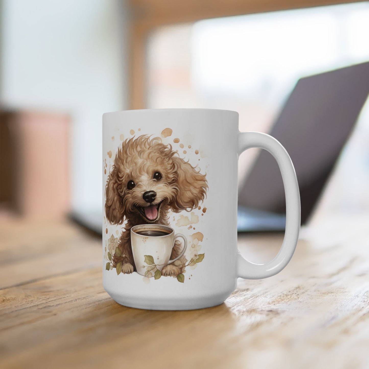 Adorable Poodle Coffee Mug – Perfect Gift for Dog Lovers