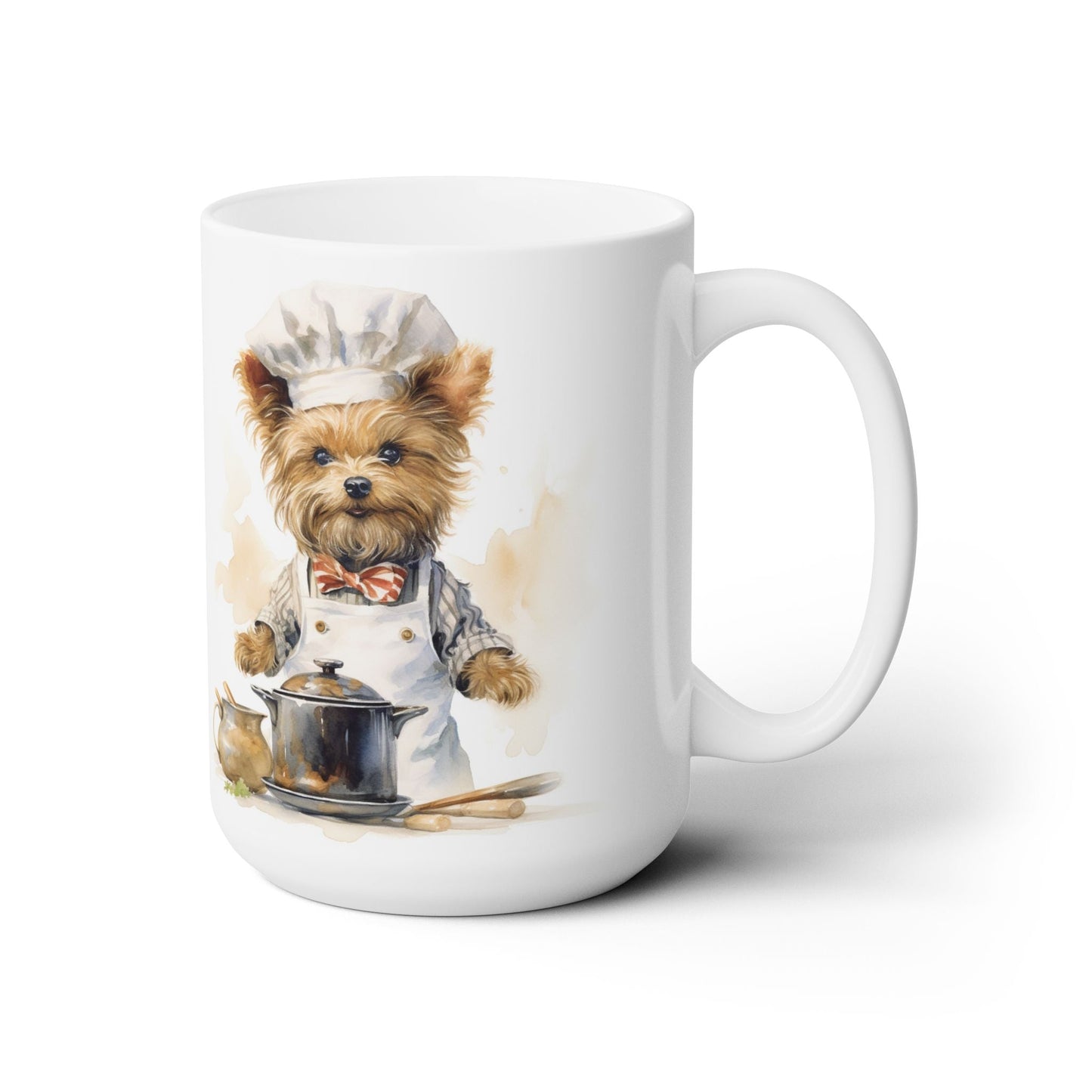 Yorkie Chef Mug – Adorable Yorkshire Terrier Coffee Cup Gift