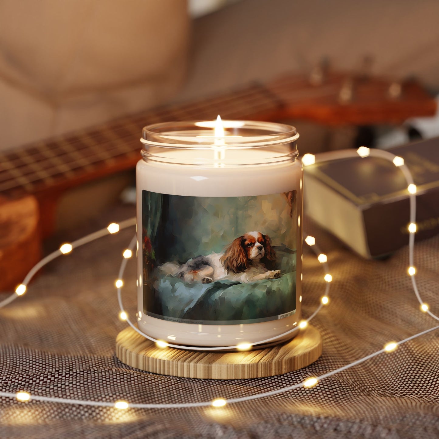 Cavalier King Charles Candle – Cozy Gift for Dog Lovers