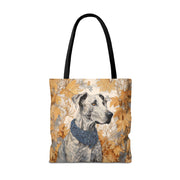 Great Dane Autumn Elegance Tote Bag, Stylish Fall-Inspired Canvas Bag