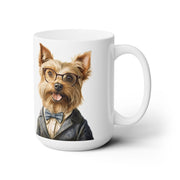 Yorkie Sophisticate Mug – Yorkshire Terrier Coffee Cup, Dog Lover Gift